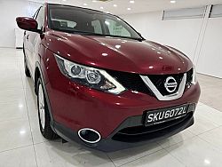 Nissan Qashqai 1.2 DIG-T CVT Revcam 2015 Red Rear Entertainment